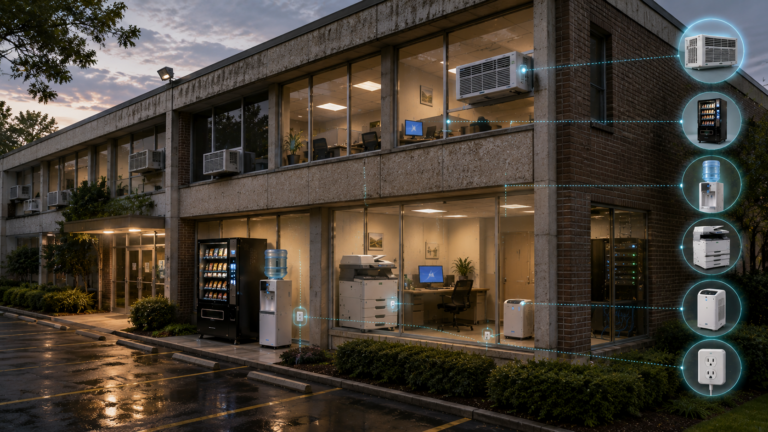 2-story commercial building with plug load appliances