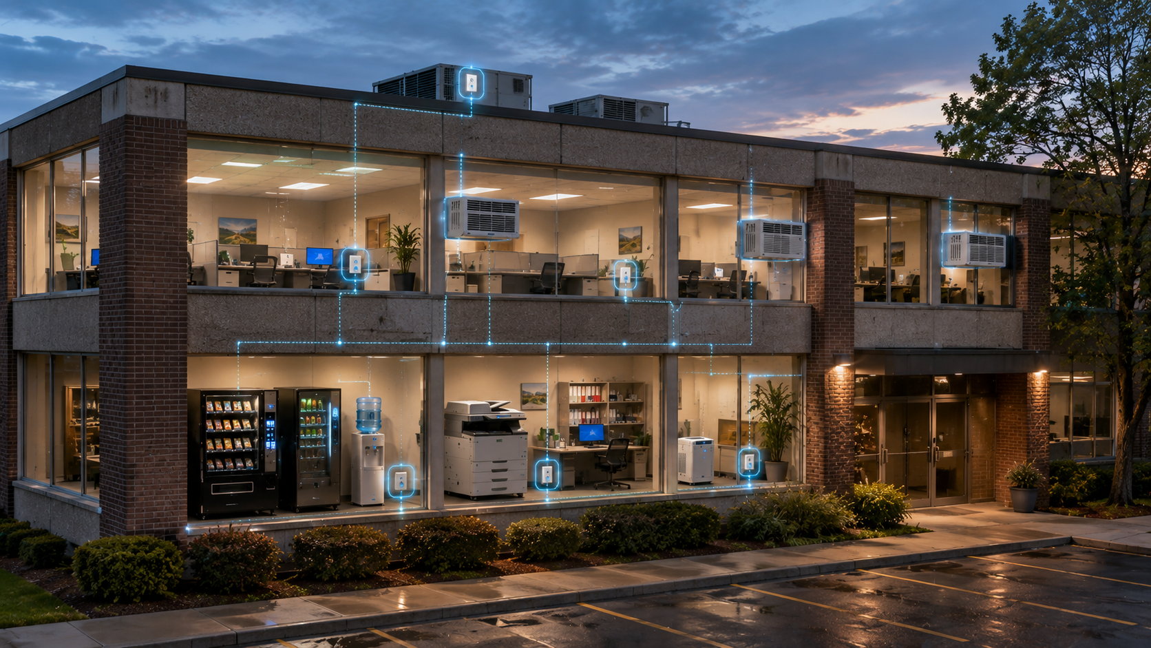 2-story commercial building